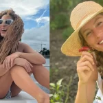 Amigas, Shakira e Gisele, em fotos divulgadas em seus perfis