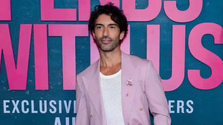 O ator e diretor Justin Baldoni na estreia de “É Assim Que Acaba”