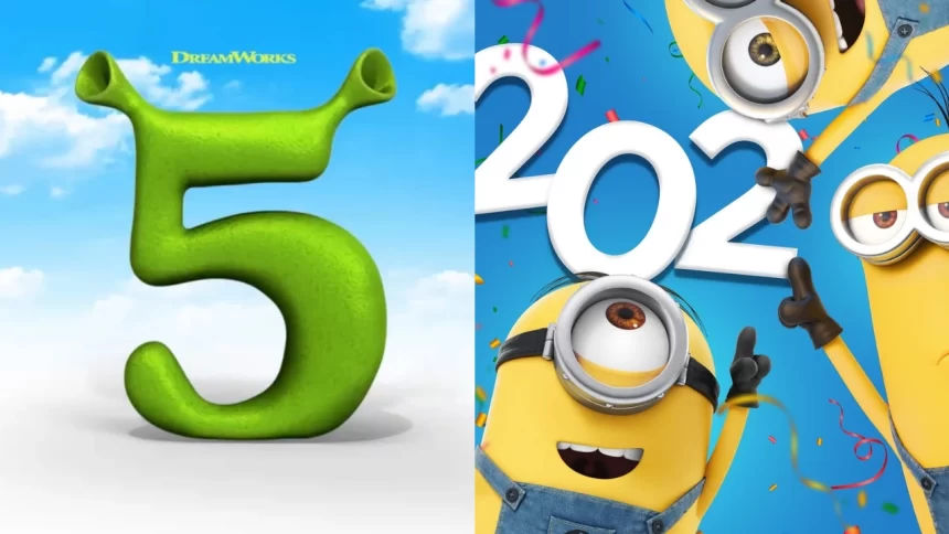 Estreia de "Minions 3" e "Shrek 5"