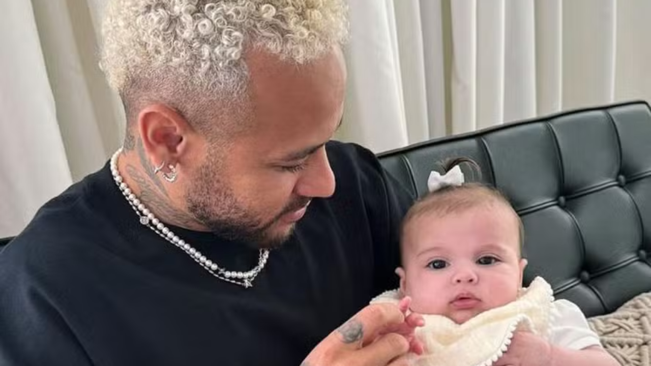 Neymar e sua filha