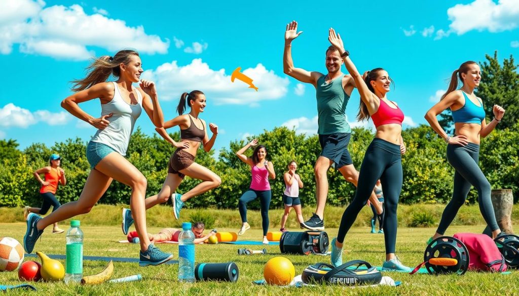 benefícios de uma rotina fitness