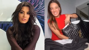 Ex-BBB Beatriz Reis exibe bolsa gigante de luxo
