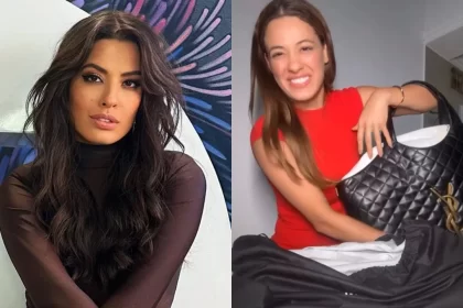 Ex-bbb Beatriz Reis exibe bolsa gigante de luxo