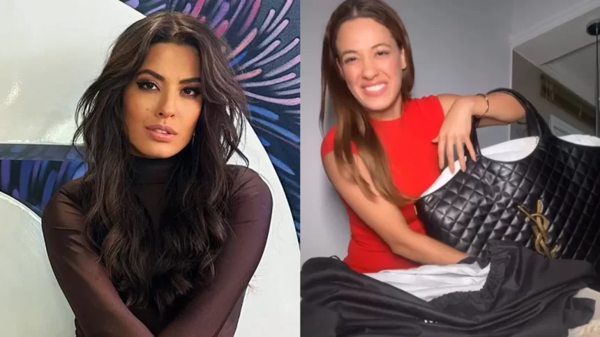 Ex-bbb Beatriz Reis exibe bolsa gigante de luxo