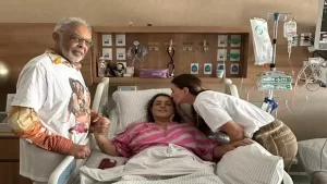 Gilberto Gil homenageia Preta Gil que está internada