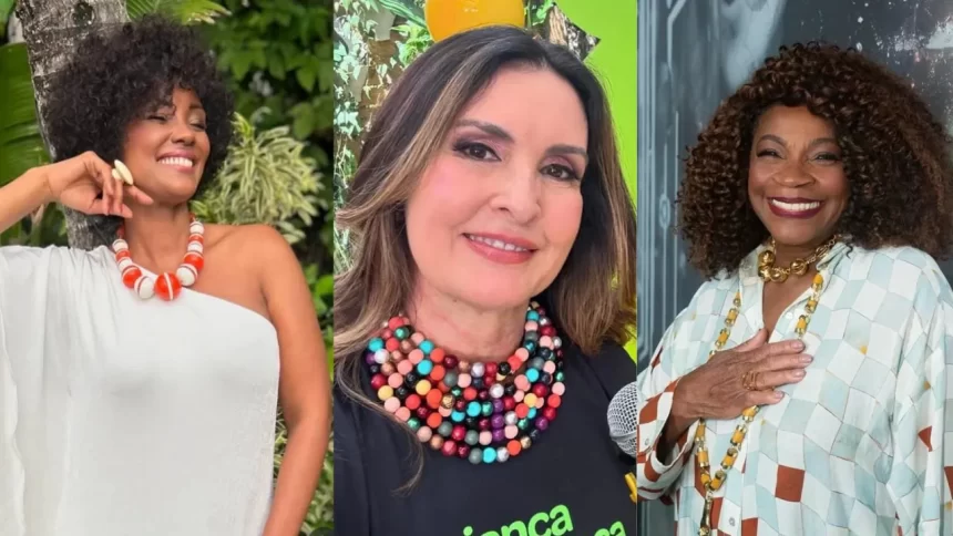 Isabel Fillardis, Fátima Bernardes e Zezé Motta