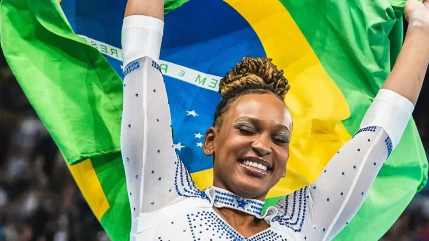 Rebeca Andrade ganha ouro nas Olimpíadas de 2024