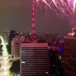 Clique de queima de fogos na Avenida Paulista de 2024 para 2025