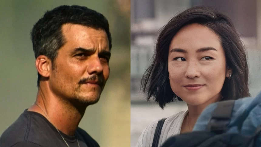 Wagner Moura e Greta Lee