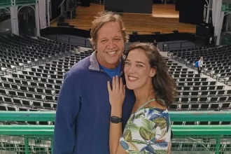 Adriana Birolli e Ivan Zettel em um dos passeios do casal