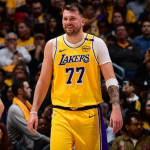 Luka Doncic em sua estreia pelo Lakers (foto: reprodução/Lakers Brasil)