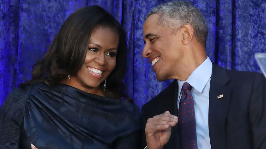 Foto destaque: Barcak e Michelle Obama (reprodução/Instagram/@michelleobama)