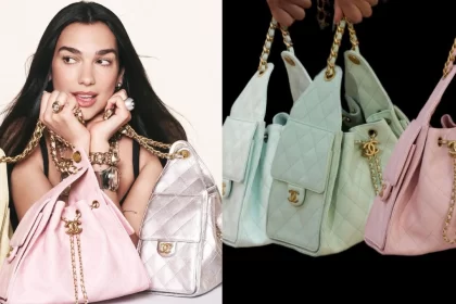 Dua Lipa e bolsa Chanel 25