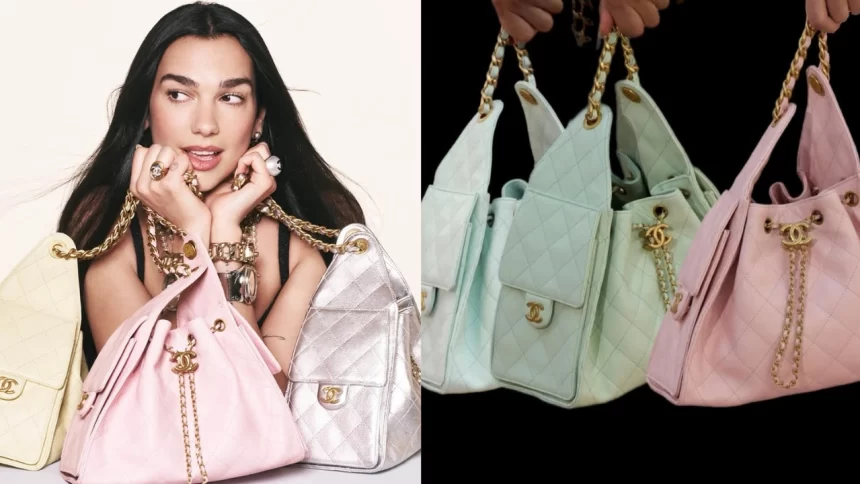 Dua Lipa e bolsa Chanel 25