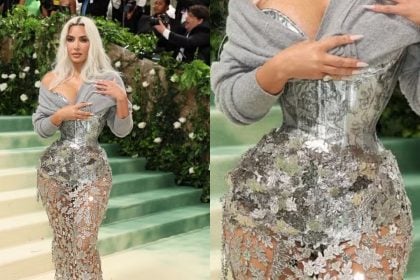 Foto destaque: Kim Kardashian no Met Gala 2024 (Reprodução/Glamour/Getty Images Embed)