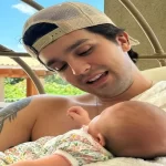 Luan Santana e sua filha Serena