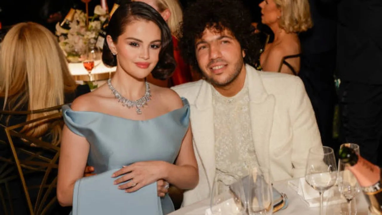 Selena Gomez e Benny Blanco em evento