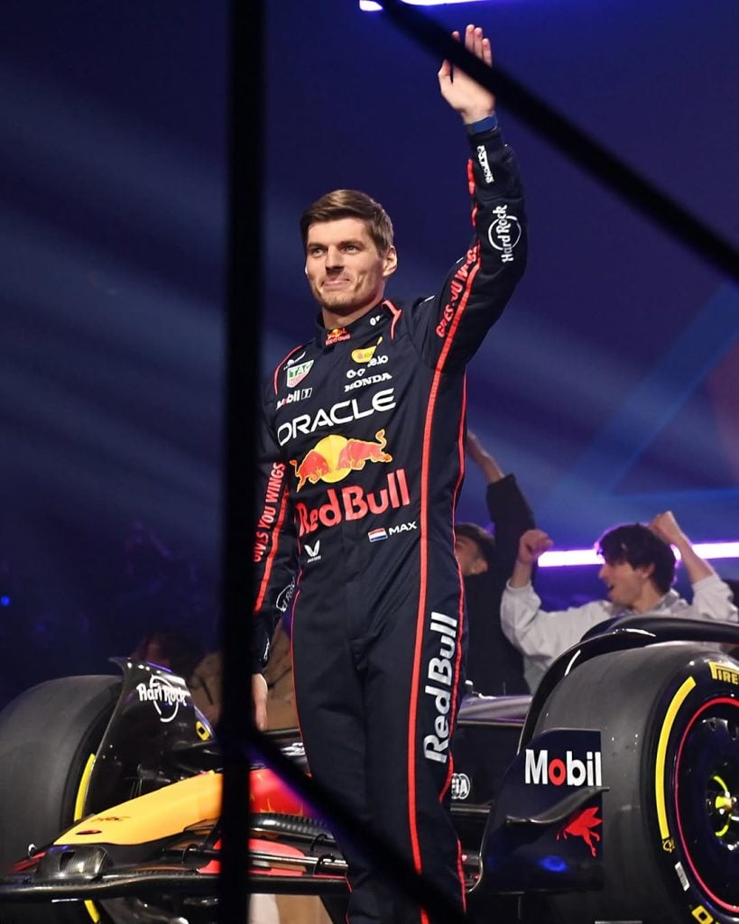 Max Verstappen no evento inédito da F1