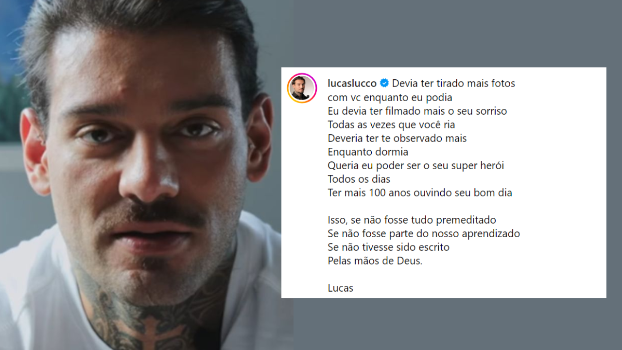 Tratando depressão, Lucas Lucco posta mensagem enigmática nas redes