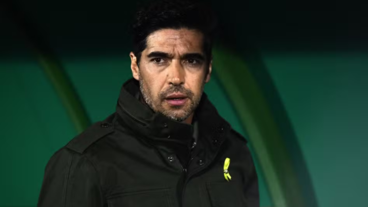 Abel Ferreira treinando o Palmeiras