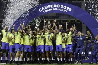 Foto destaque: Brasil foi campeão do Sul-Americano Sub20 de 2025