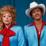 Bruno e Lady Gaga para capa do feat da dupla