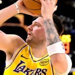 Luka Doncic em sua estreia pelo Los Angeles Lakers