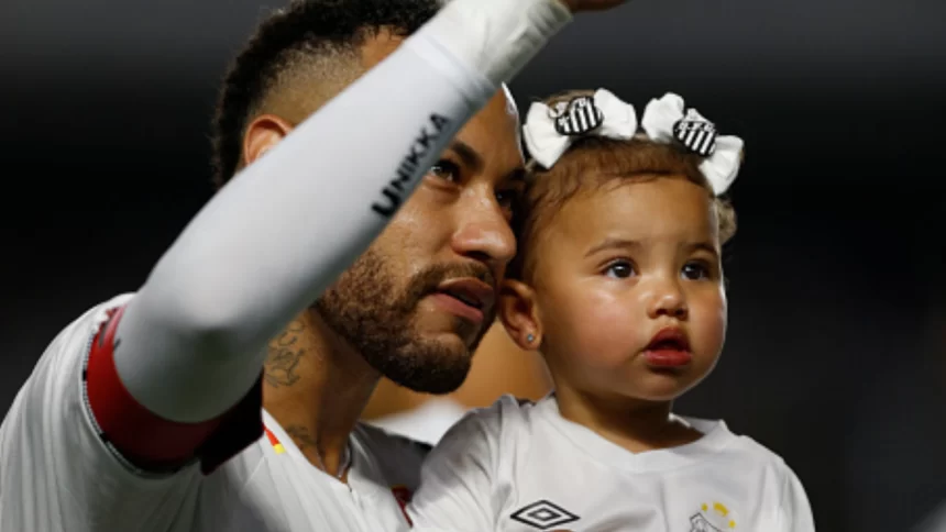 neymar brinca com sua filha mavie