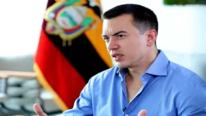 Presidente Daniel Noboa questiona primeiro turno das eleições no Equador