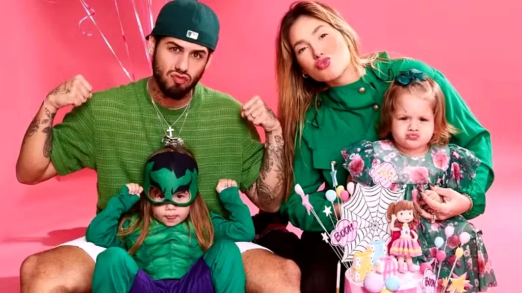 Zé Felipe fala sobre afeição de Maria Alice por super-heróis: “Criança é criança e isso não muda nada”