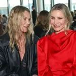 Cameron Diaz ao lado de Kate Moss