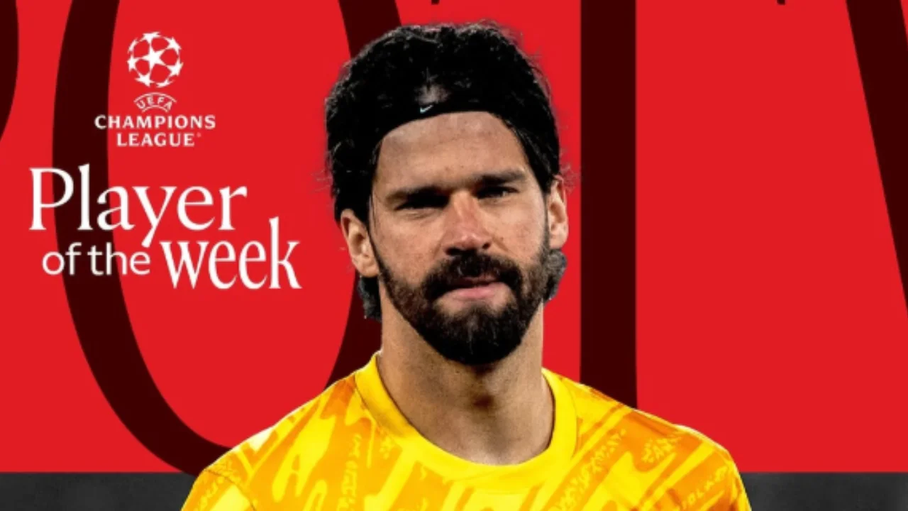 Alisson é o melhor jogador da semana na Champions League segundo a UEFA