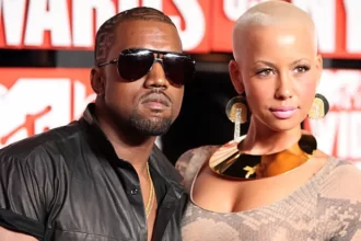 Amber Rose e Kanye West no VMA em 2009