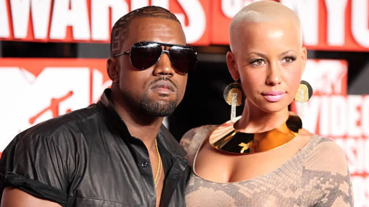 Amber Rose e Kanye West no VMA em 2009