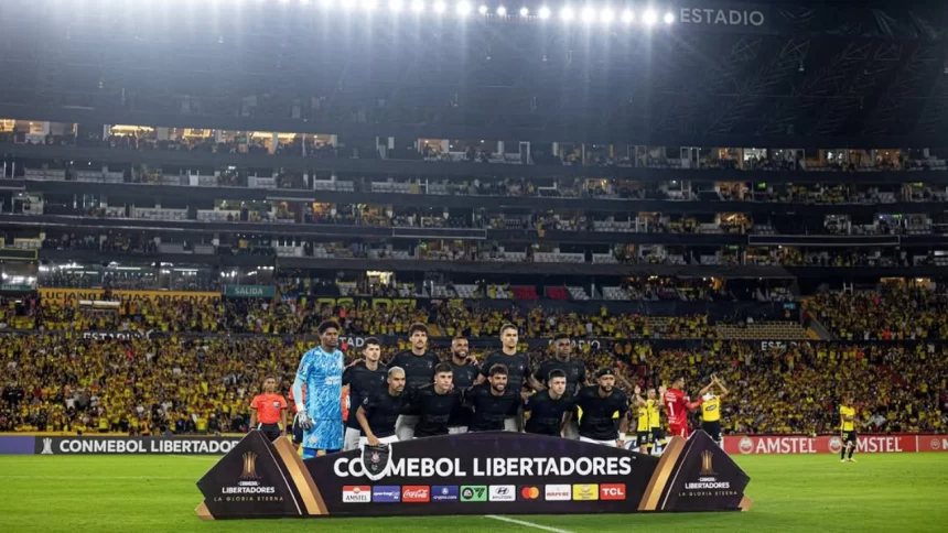 Time do Corinthians contra o Barcelona pela libertadores