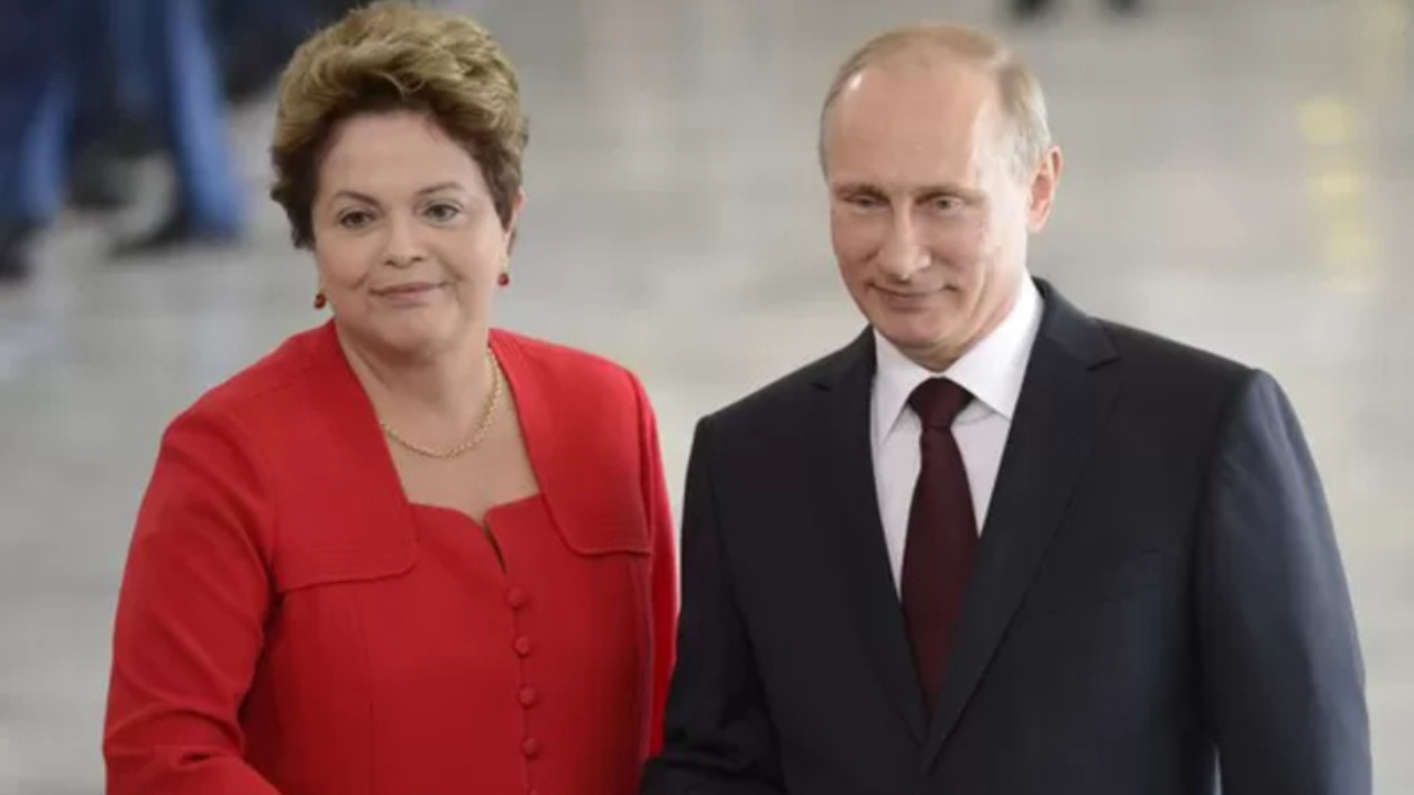 Dilma Rousseff e Vladimir Putin