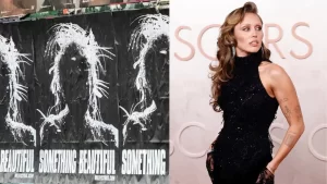 Miley Cyrus divulga seu álbum “Something Beautiful” com cartazes enigmáticos