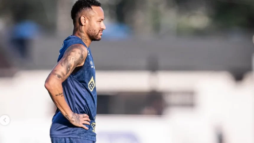 Santos monitora desconforto muscular de Neymar para evitar nova lesão