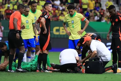 choque entre alisson e sanchez