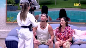 BBB 25: Renata volta à casa e alerta Diego e Daniele Hypolito sobre Gracyanne