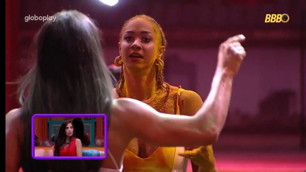 Gracyanne Barbosa e Aline discutem acaloradamente no Sincerão do BBB 25.