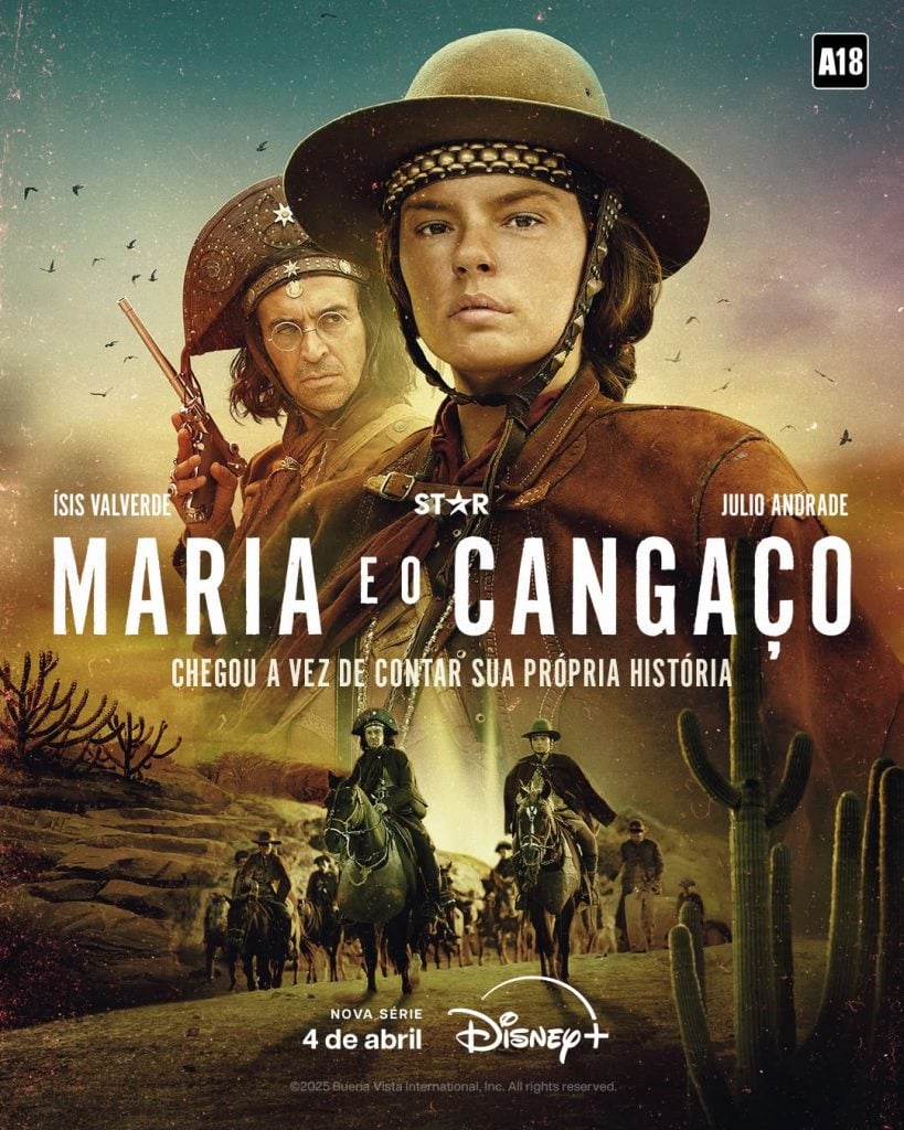 Capa de divulgação da série Maria e o Cangaço