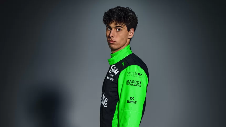 Gabriel Bortoleto estreia na Fórmula 1 pela Sauber em 2025