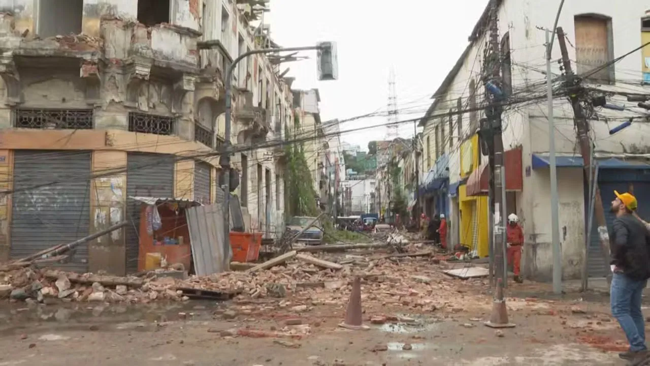 Desabamento no Rio de Janeiro