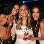 Anitta e Bruna Marquezine ao lado de Carol Sampaio