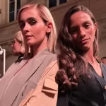 Rayssa Leal e Valentina Herszage no desfile da Louis Vuitton em Paris