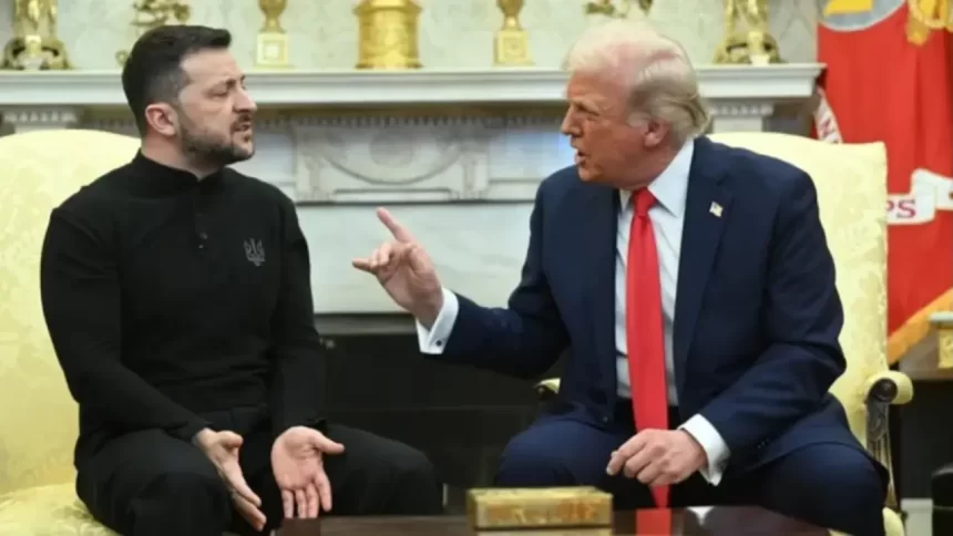 Donald Trump e Volodymyr Zelensky