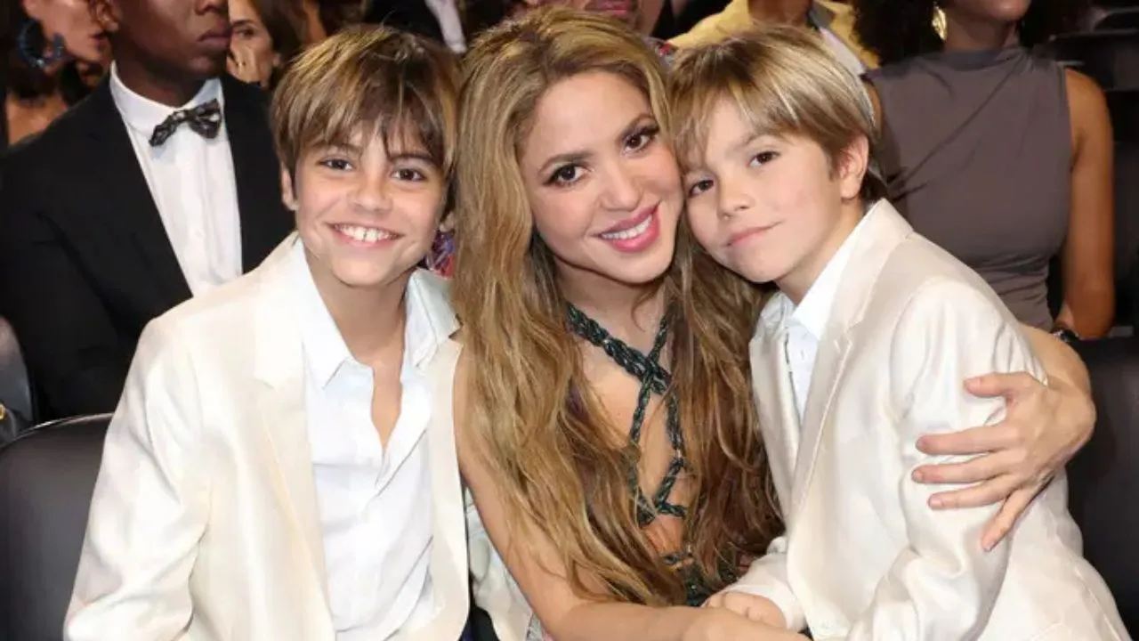 Shakira e filhos