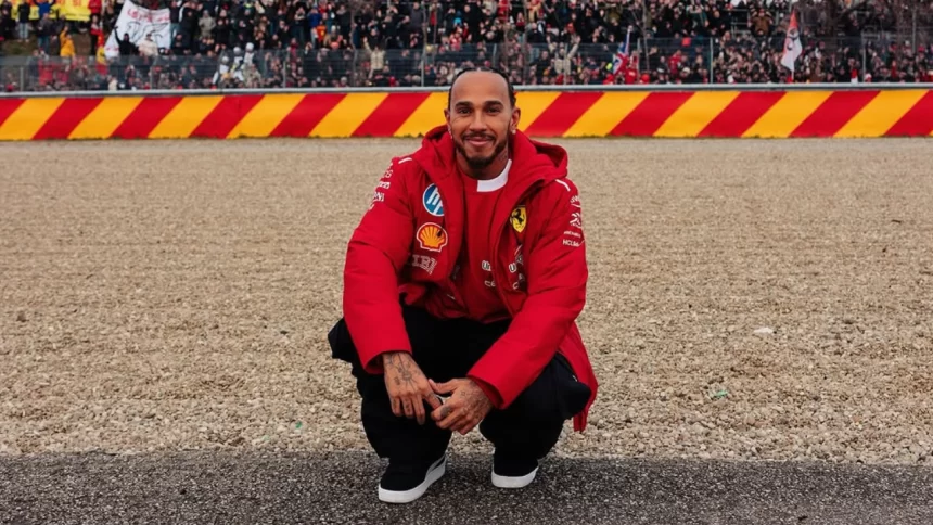 Lewis Hamilton pela Ferrari