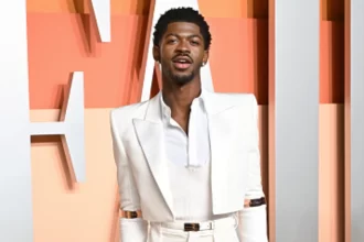 Lil Nas X no evento da Vanity Far